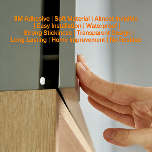 Clear Cabinet Door Bumpers (128-Pack)