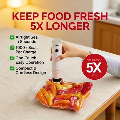 HomeLoop™ Complete Vacuum Food Storage Bundle (Sealer + Containers + Bags)